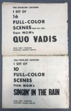 Group of 2 sets of vintage Movie Stills in original envelopes