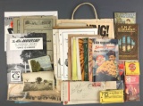 Group of 40+ pieces assorted antique and vintage agricultural ephemera