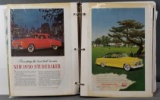 Binder of automobile pamphlets, manuals and more