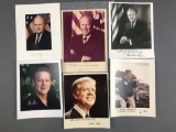 Group of 6 Presidential and VP Signed Photographs