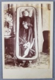 Antique funeral post mortem photograph