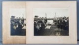 2 vintage funeral photographs