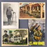 Postcards-Small Album-Military