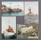 Postcards- Naval ships