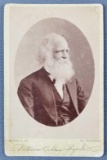 Antique photograph of William Cullen Bryant