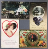 Postcards-Box Lot-Assorted Holidays