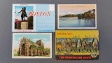 Postcards- city booklets, linens