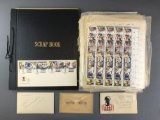 Group of 100+ Commemorative Postage Stamp Full Sheets and more