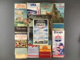 Group of 150+ assorted vintage road maps