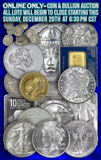 ONLINE ONLY - Coin & Bullion Auction