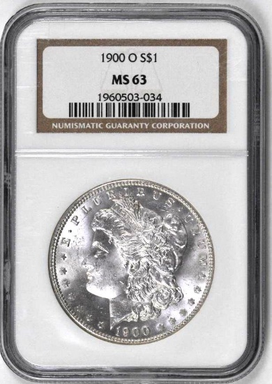 1900 O Morgan Silver Dollar (NGC) MS63