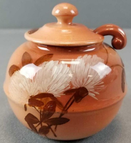 Rookwood pottery hand painted sugar bowl