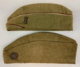 Pair of WW1 US Army Overseas Caps