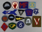 Group of 16 Assorted WW1 Repro Patches