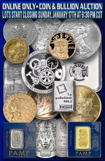 Online Only Coin & Bullion Auction