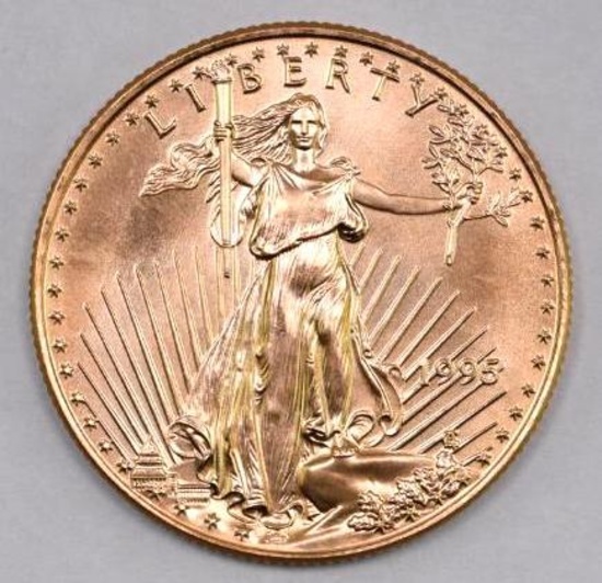 1995 $25 American Gold Eagle 1/2oz.