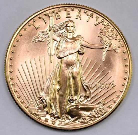 1992 $50 American Gold Eagle 1oz.