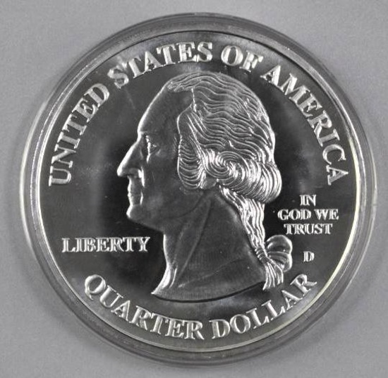 1999 4oz. .999 Fine Silver Fantasy Quarter Round