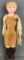 Vintage 15.5 inch German metal head doll