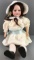 Antique 26 inch German bisque doll Bergmann Waltershausen