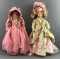 Group of 2 antique bisque dolls