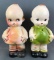 Group of 2 Chalkware Kewpie dolls