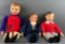 Group of 3 Horsman Dolls Ventriloquist puppets