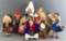 Group of 10 assorted international dolls