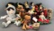 14 piece group assorted dolls