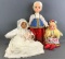 Group of 3 assorted dolls