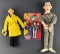 Group of 3 Pee-Wee and Dick Tracy Dolls