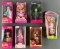 Group of 7 Mattel Barbie Kelly dolls and more