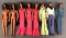 Group of 8 vintage Mego Corp Sonny & Cher fashion dolls