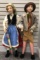 Group of 2 vintage Isotia Artistic Dolls