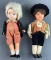 Group of 2 German dolls