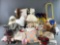 Group of approximately 50 assorted doll items