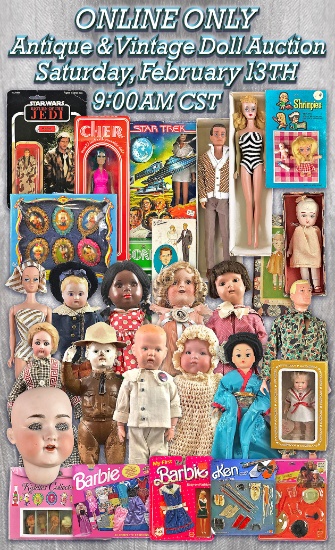 ONLINE ONLY - Antique and Vintage Doll Auction