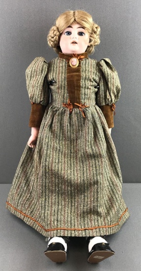 Antique 25 inch German bisque doll Ernst Huebach