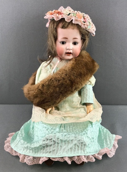 Antique 22 inch German bisque doll Kley & Hahn