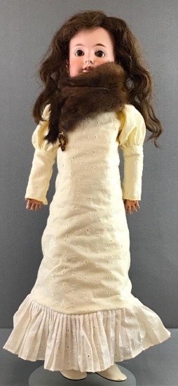 Antique 25 inch German bisque doll arl Hartmann