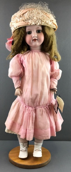 Antique 25 inch German bisque doll Marseille