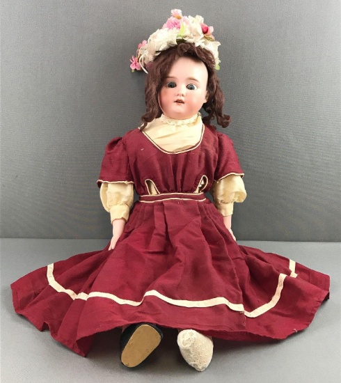 Antique 26 inch German bisque doll Marseille