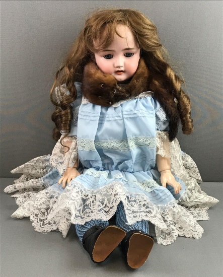 Antique 26 inch German bisque doll Simon & Halbig