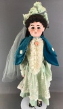 Antique 24 inch German bisque doll Heubach