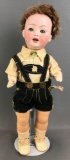 Antique 15 inch German bisque boy doll Porzellanfabrik