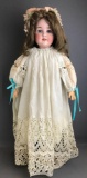 Antique 29 inch German bisque doll Schoenau & Hoffmeister