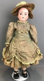 Antique 18 inch German bisque doll LHK