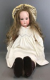 Antique 36 inch German bisque doll Marseille