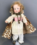 Vintage 16 inch bisque doll