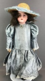 Antique 22 inch German bisque doll Recknagel